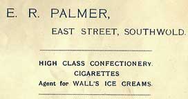 1946 advert for E R Palmer