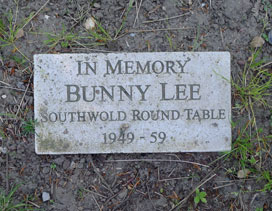 Tablet commemorating Bunny Lee