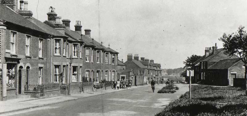 North Green and Station Road in 1930s