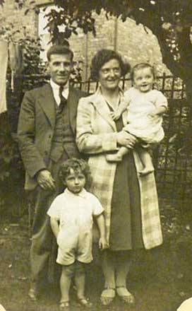 Cyril and Annie Steley with their children