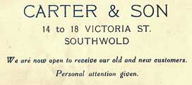 Carter advert 1946 