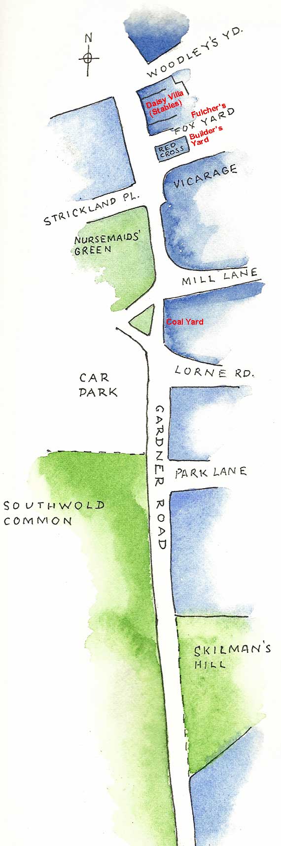 Map of Gardner Road